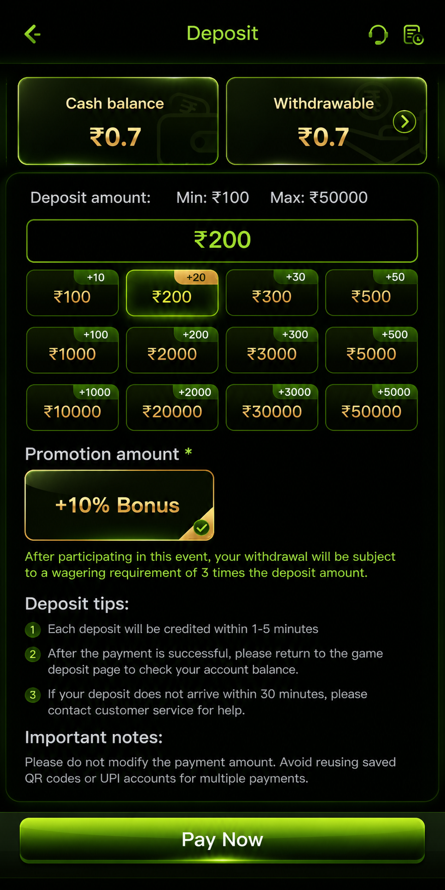 Jackpot wins